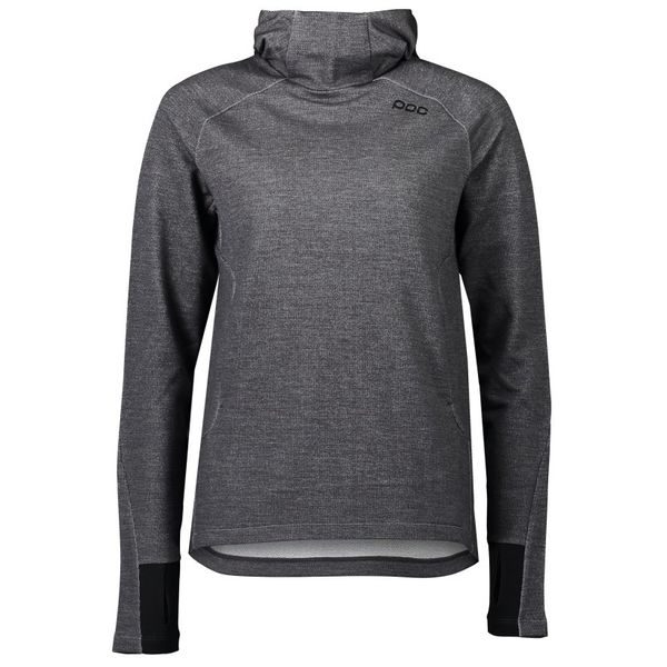 W's Merino Hood Sylvanite Grey Melange