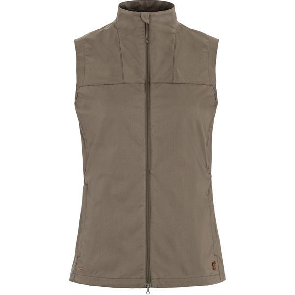 Abisko Vest W Suede Brown