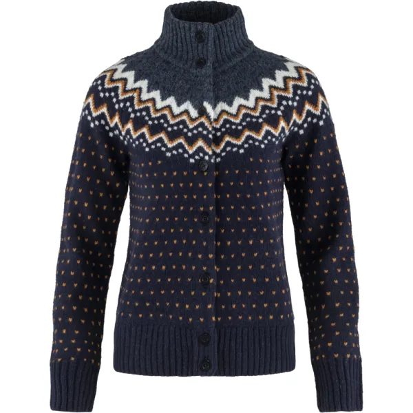 Övik Knit Cardigan W Dark Navy