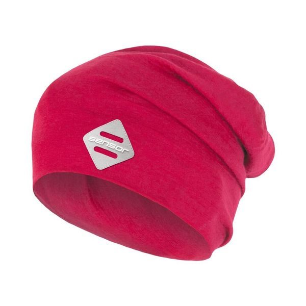 MERINO WOOL caps magenta