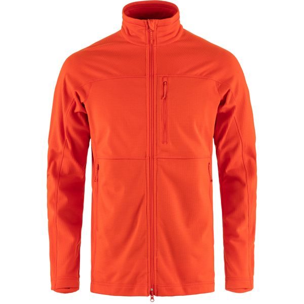 Abisko Lite Fleece Jacket M Flame Orange