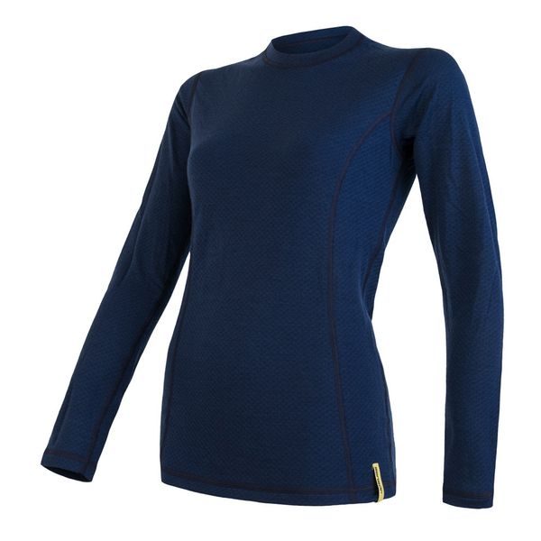 MERINO DF dámské triko dl. rukáv deep blue