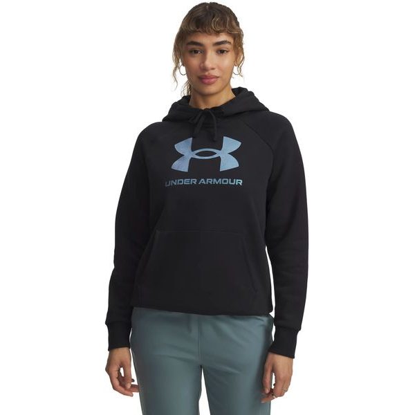 UA Rival Flc Shimmer Hdy-BLK