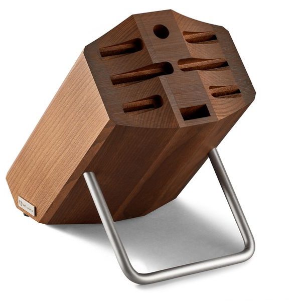 Blok na nože hnědý 8 pozic