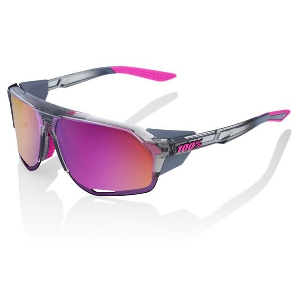 NORVIK - Polished Translucent Grey - Purple Multilayer Mirror Lens