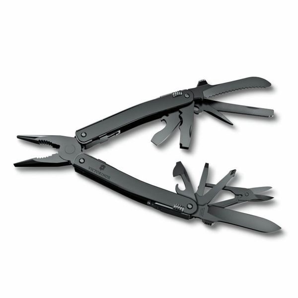 Swiss Tool Spirit MXBS, with one hand opening