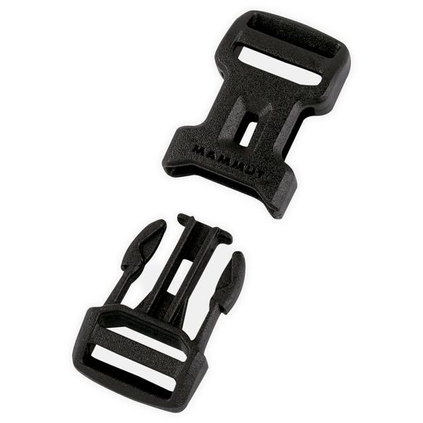 Dual Adjust Side Squeeze Buckle 15mm black