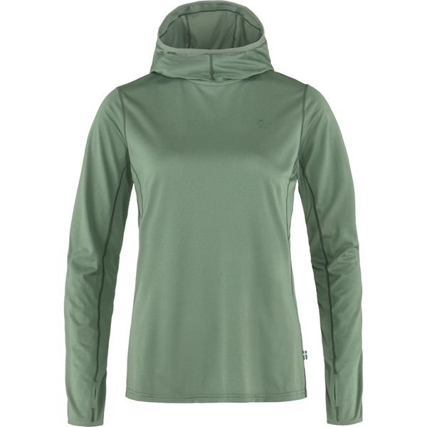 Abisko Sun-hoodie W Patina Green