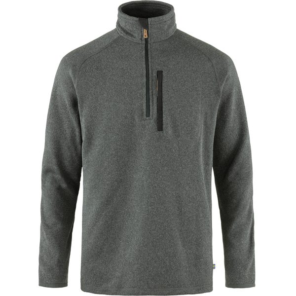 Övik Fleece Half Zip M, Dark Grey