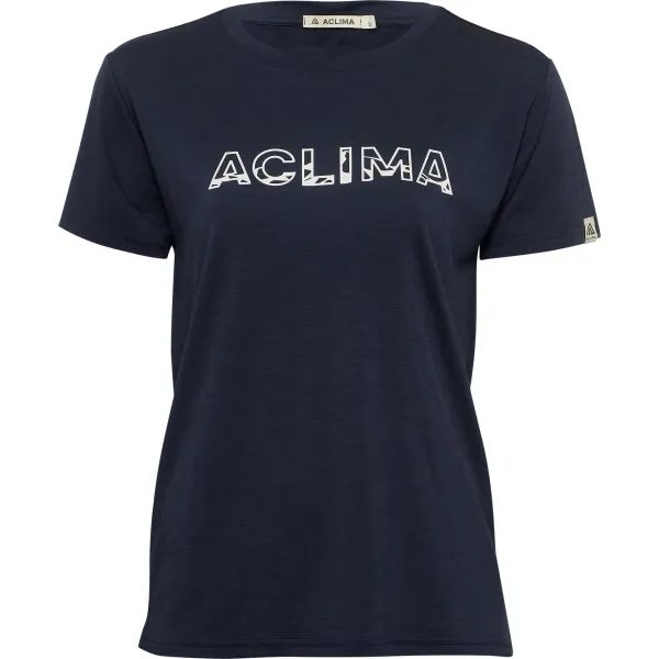 LightWool tee Logo W's Navy Blazer