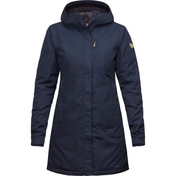 Kiruna Padded Parka W Dark Navy