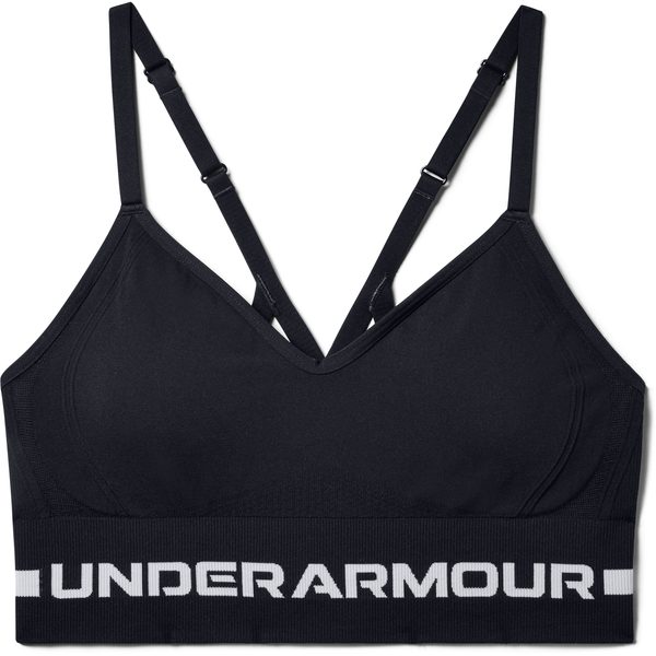 UA Seamless Low Long Bra, Black