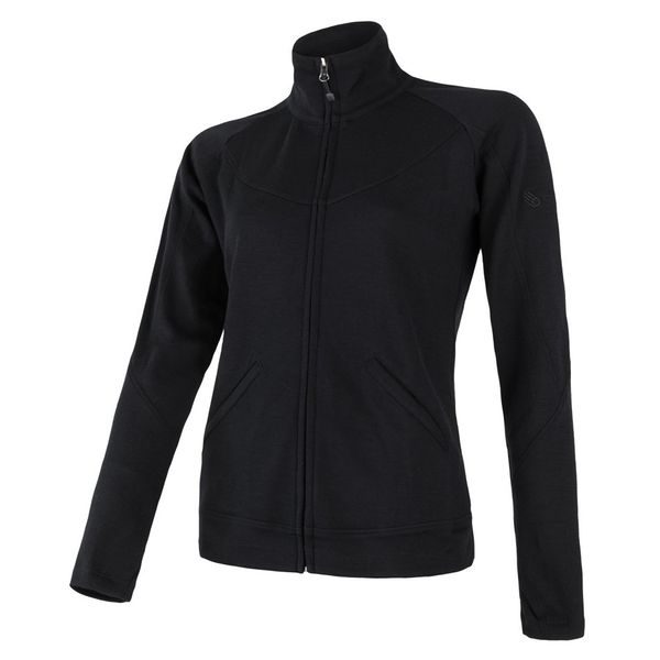 MERINO UPPER dámská mikina celozip černá