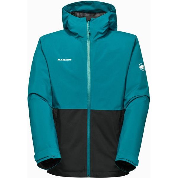 Linard HS Thermo Hooded Jacket Men deep teal-black