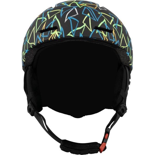 Flash junior ski helmet, black/multicolor