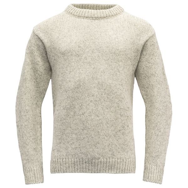 Nansen Sweater Crew Neck, Grey Melange