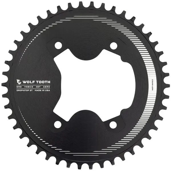 110x46 BCD Asymmetric 4-Bolt pro Shimano GRX