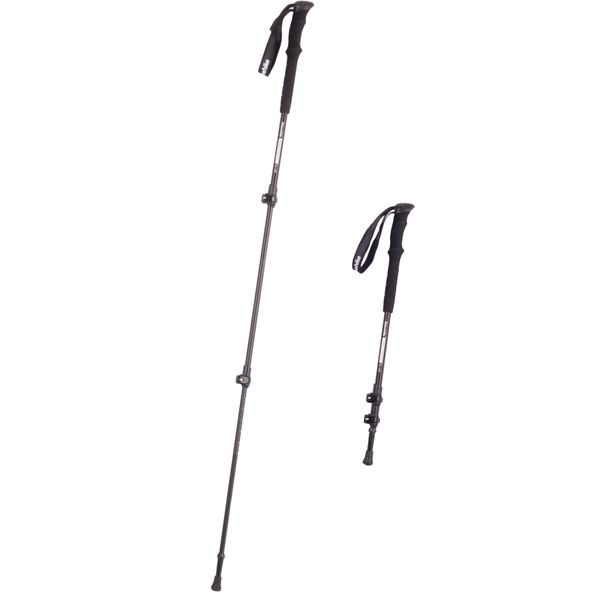 NH17D017-D-09 trekingová hůl ST03 černá, 62-135 cm