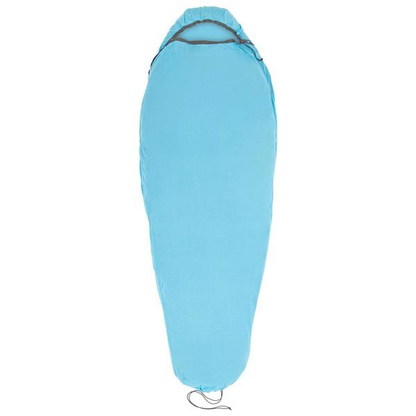 Breeze Sleeping Bag Liner - Mummy w/ Drawcord - C, Blue Atoll