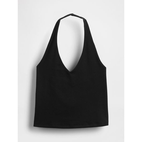 Crop top Černá