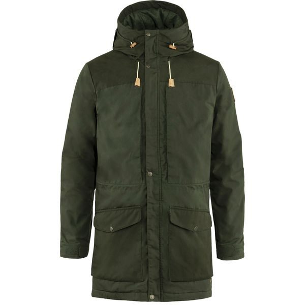 Singi Wool Padded Parka M Deep Forest