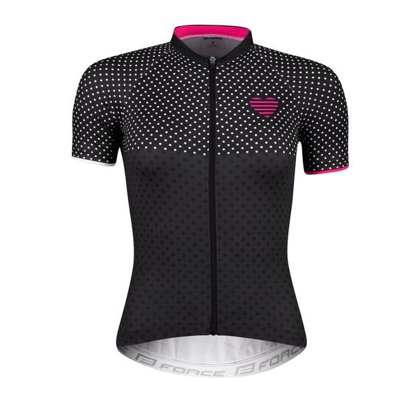 POINTS women's neck sleeve, black and pink