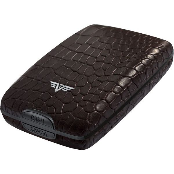 Cash & Cards OYSTER -  leather  Croco Brown