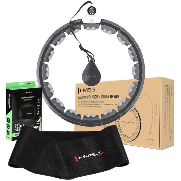 HHW06 černá se závažím a počítadlem a zeštíhlujícího pásu BR163 plus size