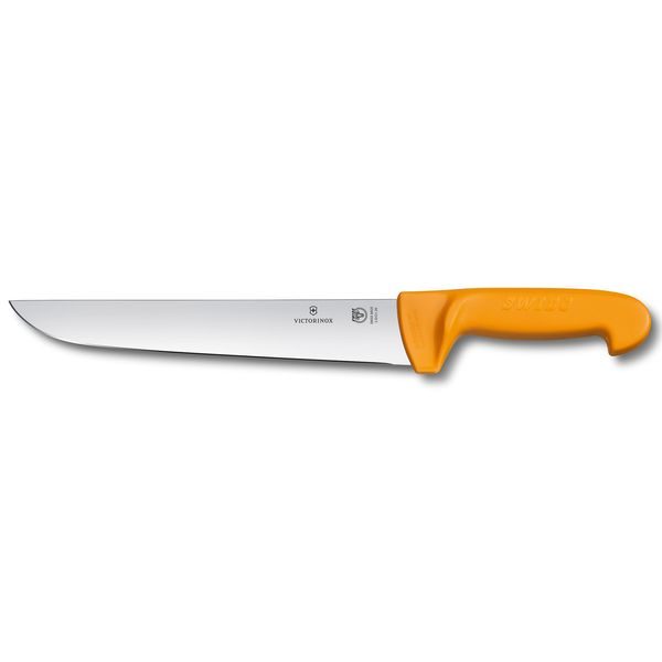 Swibo, butcher knife, 31cm, straight, orange, sb-sheath
