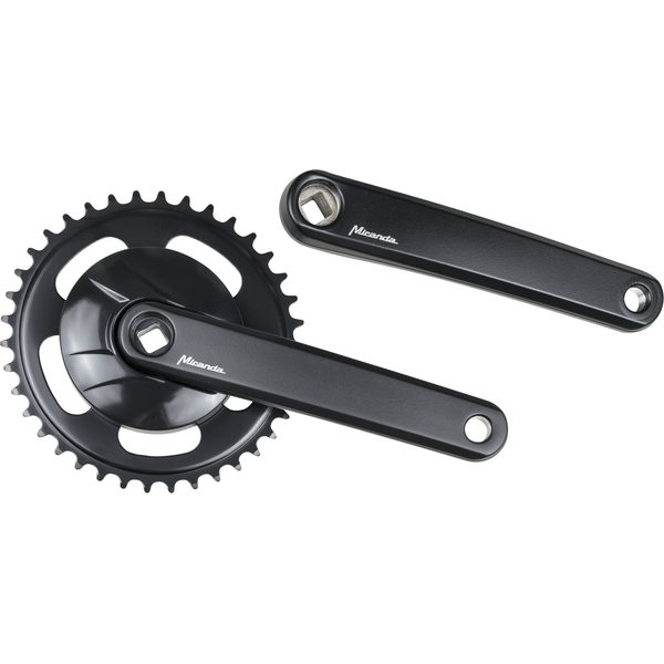 Crankset Miranda 170mm 38T w/95mm Cover Black