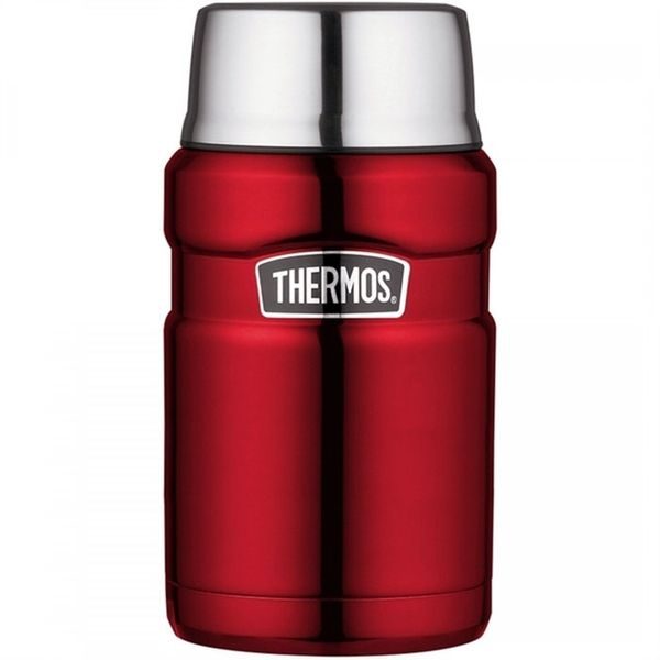 Termoska na jídlo se šálkem 710 ml červená