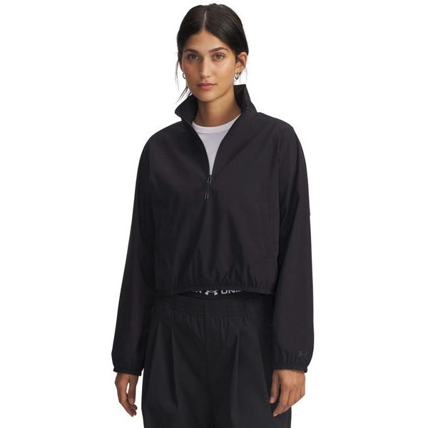 UA Unstoppable Wvn Pullover-BLK