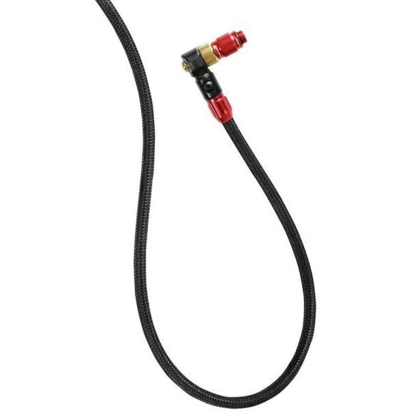 ABS1 PRO BRAIDED FLOOR PUMP HOSE RED/HI GLOSS