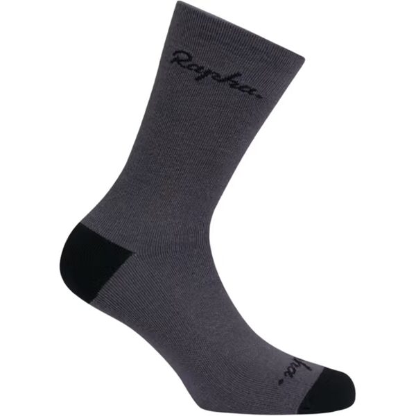 Merino Socks Dark Grey/Black