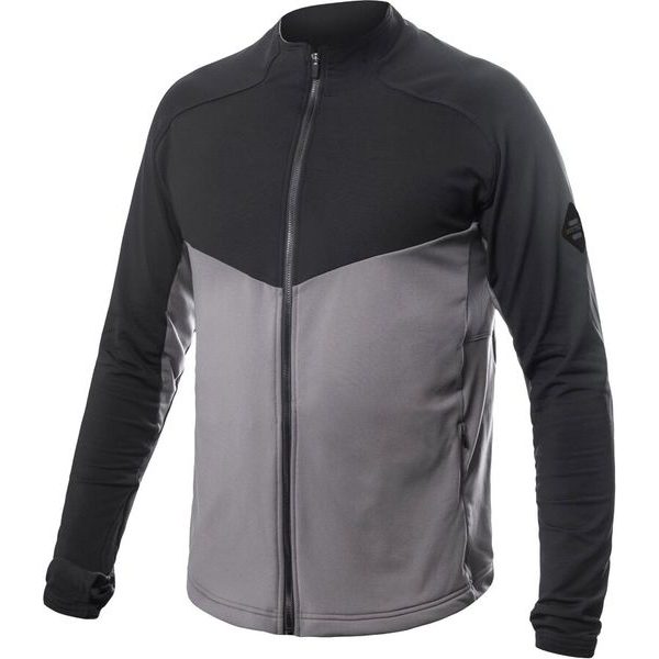 COOLMAX THERMO pánská mikina celozip steel gray/černá