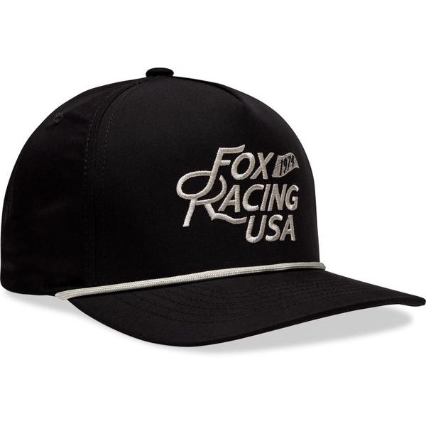Fox Flag Rope Hat Black