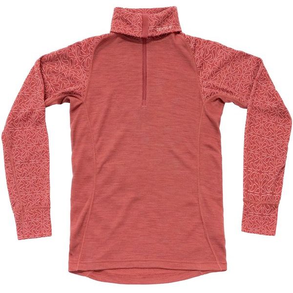 Duo Active Merino 205 Z.Neck Wmn, Marsala