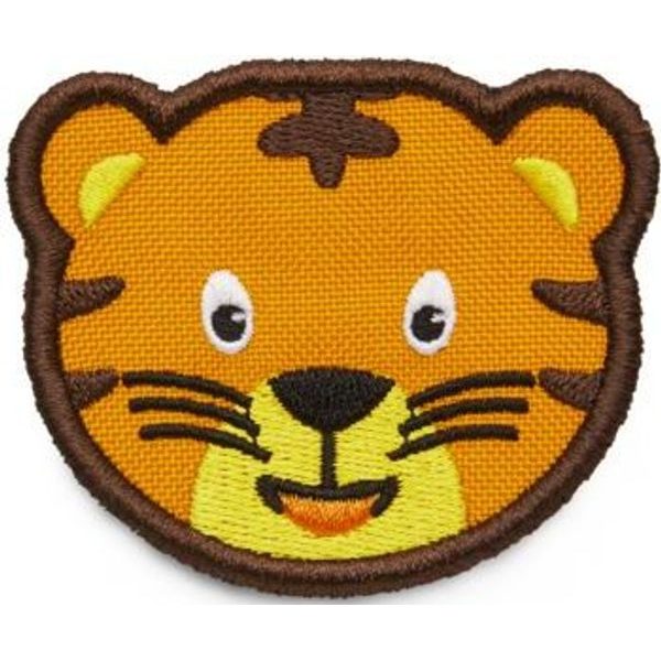 Velcro badge Tiger - yellow