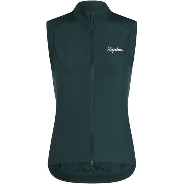 Core Gilet Women Forest Green/White