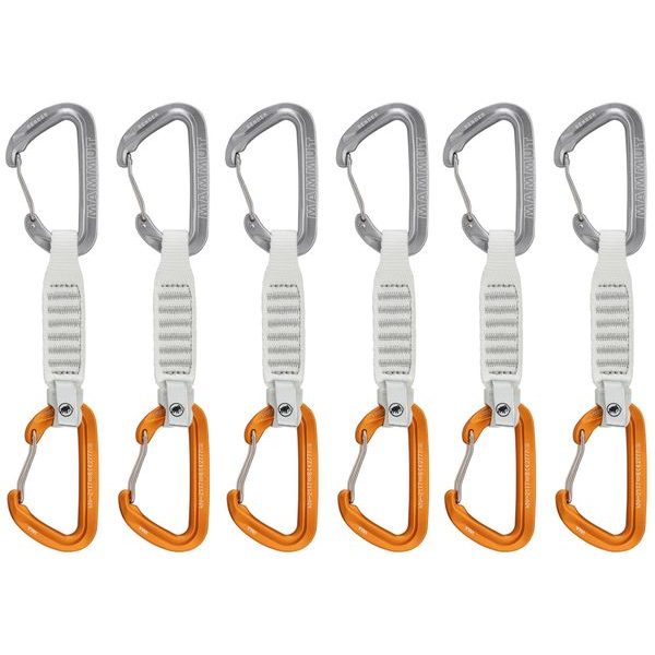 Sender Wire 12 cm 6-Pack Quickdraws, light grey-gold