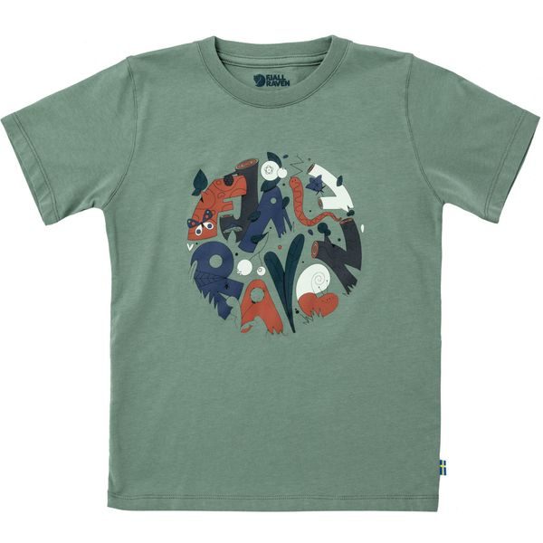 Kids Forest Findings T-shirt Patina Green