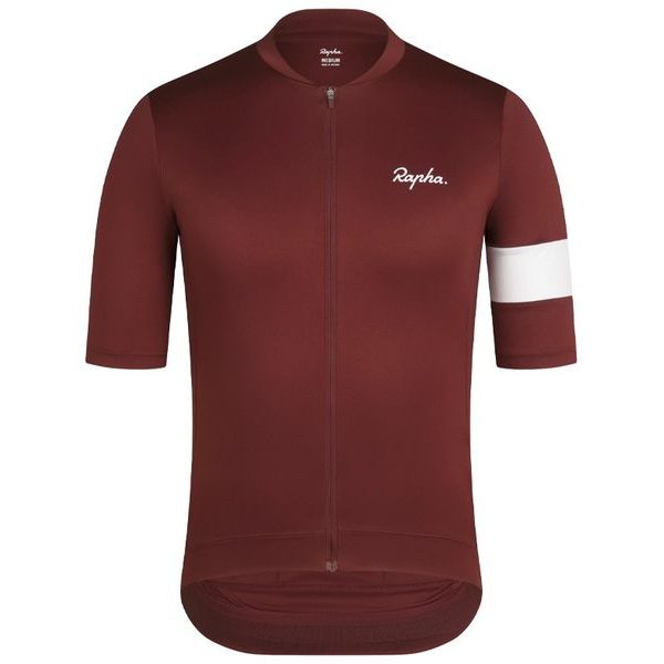 Pánský cyklistický dres Core červená/bílá