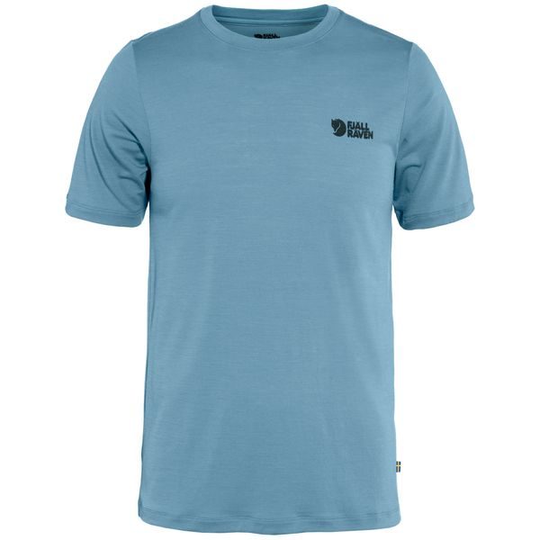 Abisko Wool Logo SS M Dawn Blue