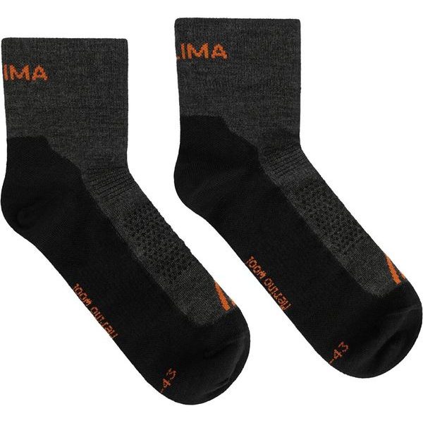 Running socks 2-pack Grey/Jet Black