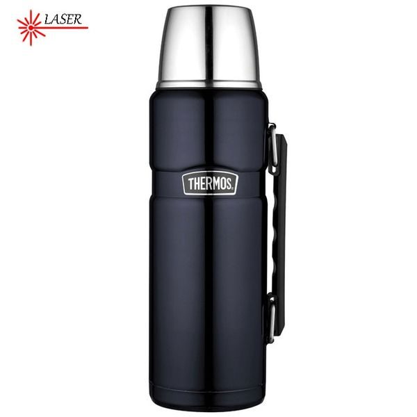 Termoska na nápoje s madlem 1200 ml tmavě modrá