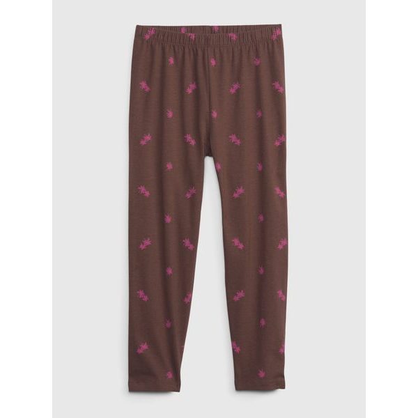 827035-08 Dětské legíny organic capri Hnědá