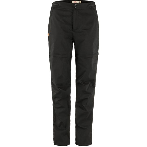 Abisko Hike Zip-off Trs W, Black