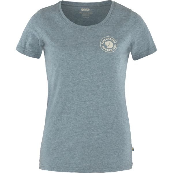 1960 Logo T-shirt W Indigo Blue-Melange