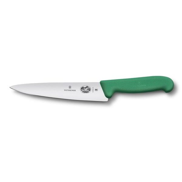Fibrox, kitchen knife, 15cm, straight, green