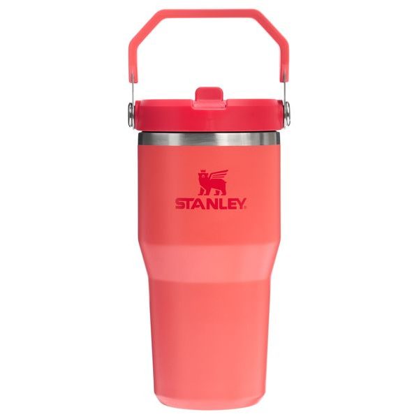 IceFlow™ Flip Straw 2.0 Tumbler 600 ml Hot Coral